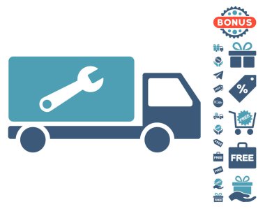 Ücretsiz Bonus ile hizmet araba simgesi