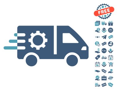 Ücretsiz Bonus ile hizmet araba simgesi