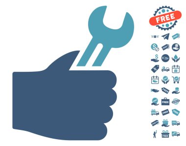 Hizmet el simgesi ücretsiz bonus