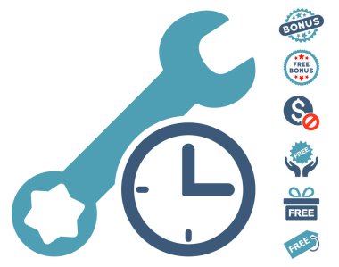 Hizmet saat simgesini ücretsiz bonus