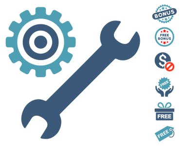 Ücretsiz Bonus simgesiyle hizmet araçları