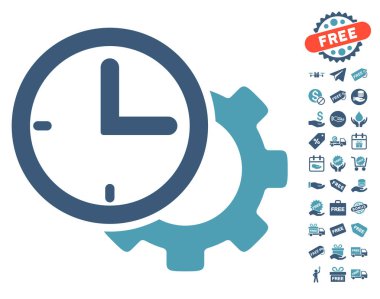 Zaman kurulum dişli simgesini ücretsiz bonus