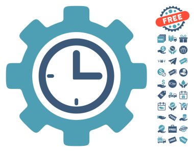 Zaman kurulum dişli simgesini ücretsiz bonus