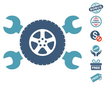 Lastik Servisi anahtarı simgesini ücretsiz bonus