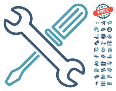 Araçlar simgesi ücretsiz Bonus ile ayarlama