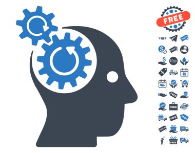 Beyin Gears döndürme simgesi ücretsiz bonus