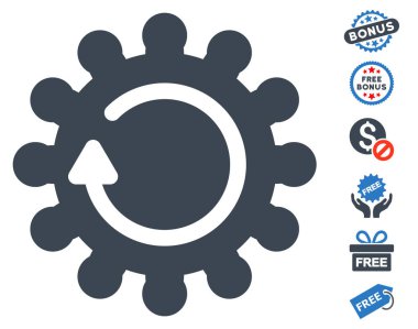 COG döndürme simgesi ücretsiz bonus