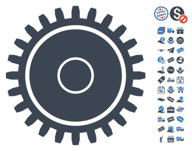 Ücretsiz Bonus dişli simgesiyle