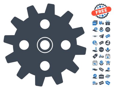 Ücretsiz Bonus dişli simgesiyle