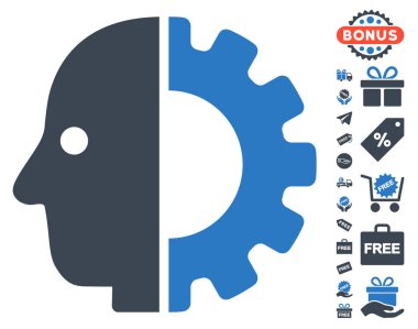 Cyborg kafa simgesi ücretsiz bonus