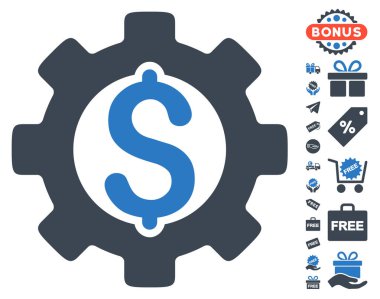 Ücretsiz Bonus ile Geliştirme maliyet simgesi