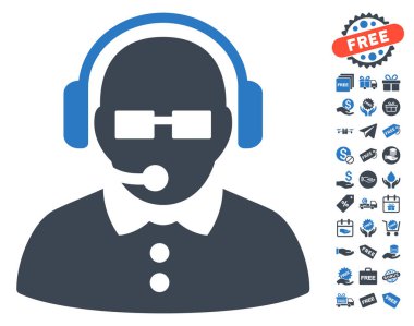 Ücretsiz Bonus ile kadın işleç simgesi