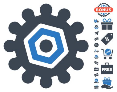 Dişli simgesini ücretsiz bonus