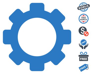 Dişli simgesini ücretsiz bonus