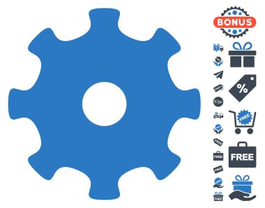 Dişli simgesini ücretsiz bonus