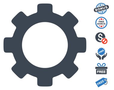 Dişli simgesini ücretsiz bonus