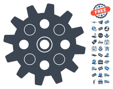 Ücretsiz Bonus ile gearwheel simgesi