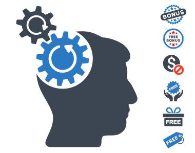 Döndürme simgesi ücretsiz bonus kafa Dişliler