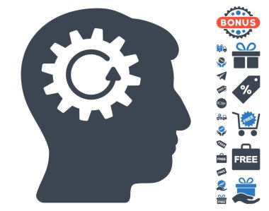 Döndürme simgesi ücretsiz bonus kafa dişli