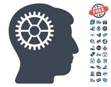 Ücretsiz Bonus ile akıl Cog simgesi