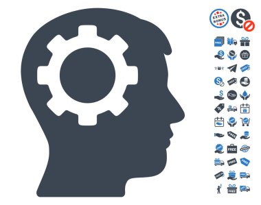 Akıl dişli simgesini ücretsiz bonus