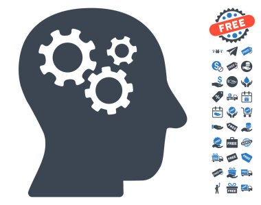 Ücretsiz Bonus ile akıl Gears simgesi