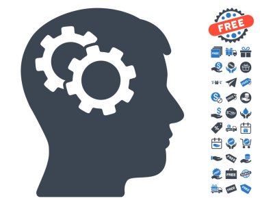 Ücretsiz Bonus ile akıl Gears simgesi