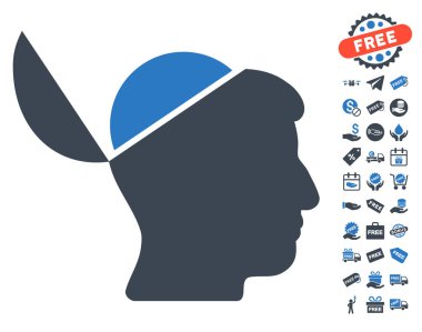 Ücretsiz Bonus ile açık beyin simgesi