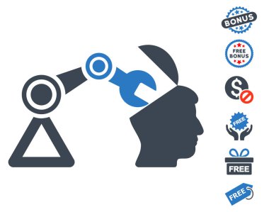 Açık kafa cerrahi manipülatör simgesi ücretsiz bonus