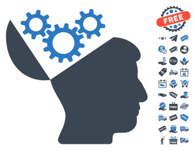Açık fikirli Gears simgesi ücretsiz bonus