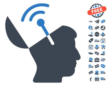 Açık fikirli radyo arayüzü simgesi ücretsiz bonus