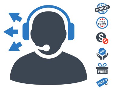 Operatör cevap konuşma simgesini ücretsiz bonus