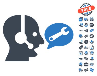 Operatör hizmeti ileti simgesi ücretsiz bonus