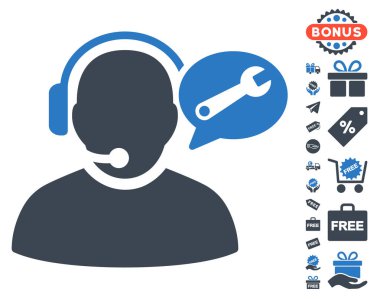 Operatör hizmeti ileti simgesi ücretsiz bonus