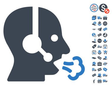 Operatör konuşma simgesini ücretsiz bonus