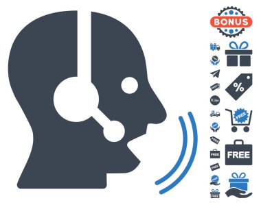 Operatör konuşma simgesini ücretsiz bonus