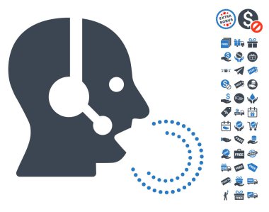 Operatör konuşma simgesini ücretsiz bonus