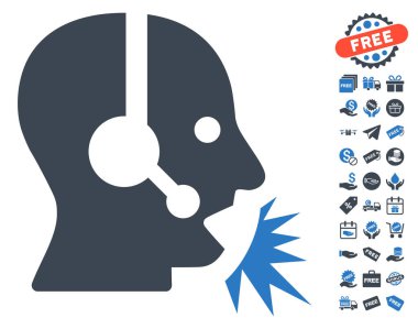 Operatör konuşma simgesini ücretsiz bonus