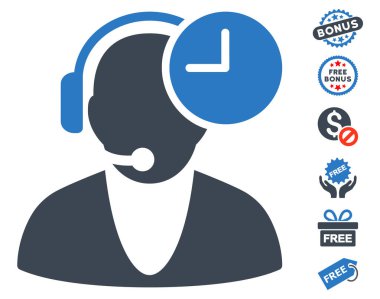 İşleç saat simgesini ücretsiz bonus