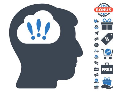 Ücretsiz Bonus ile sorun beyin fırtınası simgesi