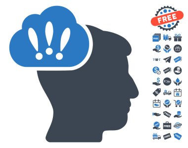 Ücretsiz Bonus ile sorun beyin fırtınası simgesi