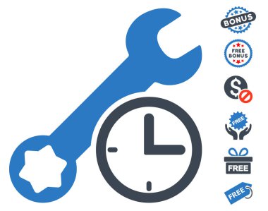 Hizmet saat simgesini ücretsiz bonus