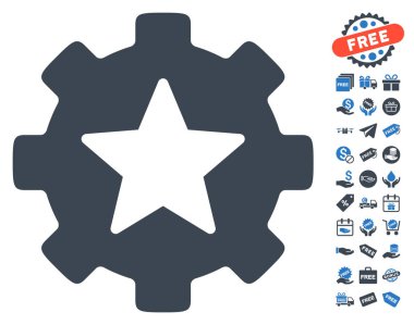 Yıldız sık seçenekleri dişli simgesini ücretsiz bonus
