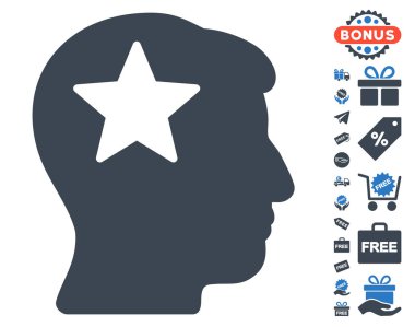 Ücretsiz Bonus ile yıldız kafa simgesi