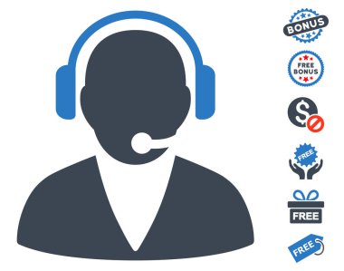 Ücretsiz Bonus ile destek işleç simgesi