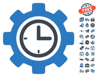 Zaman kurulum dişli simgesini ücretsiz bonus