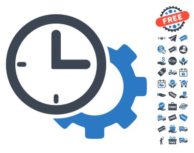 Zaman kurulum dişli simgesini ücretsiz bonus