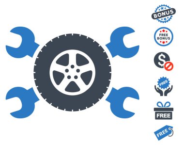 Lastik Servisi anahtarı simgesini ücretsiz bonus