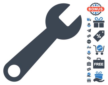 İngiliz anahtarı simgesini ücretsiz bonus