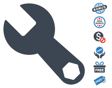 İngiliz anahtarı simgesini ücretsiz bonus